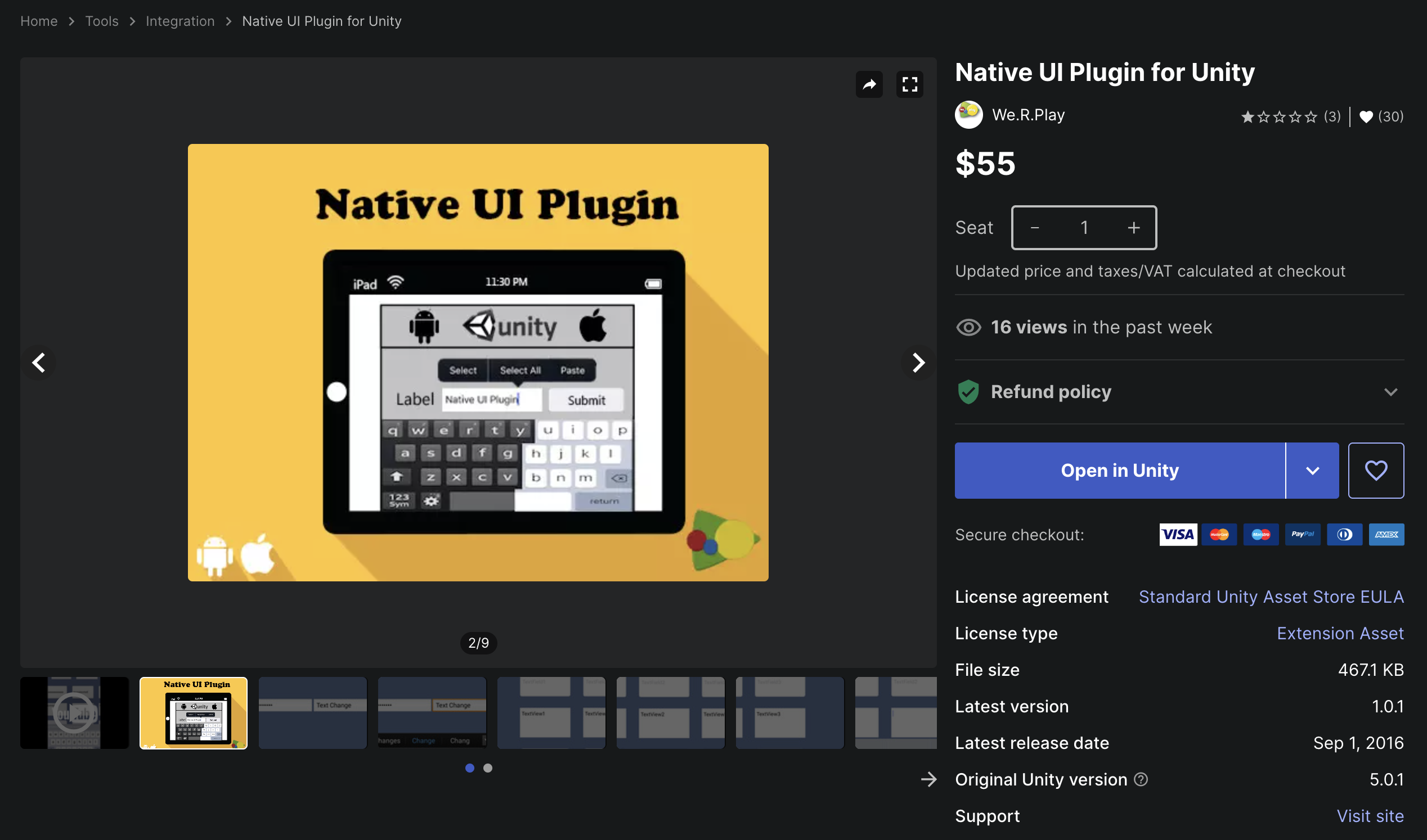 Unity Custom Tools